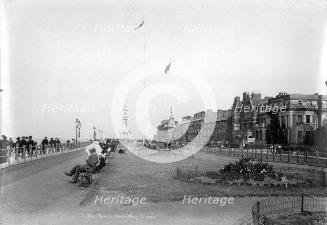 The Parade, Herne Bay, Kent, 1890-1910. Artist: Unknown