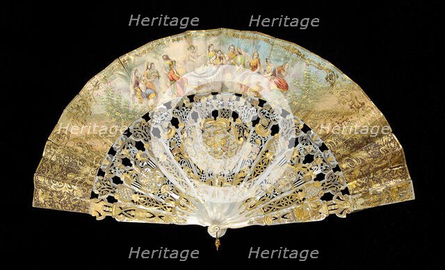 Fan, possibly Italian, 1860-69. Creator: Unknown.