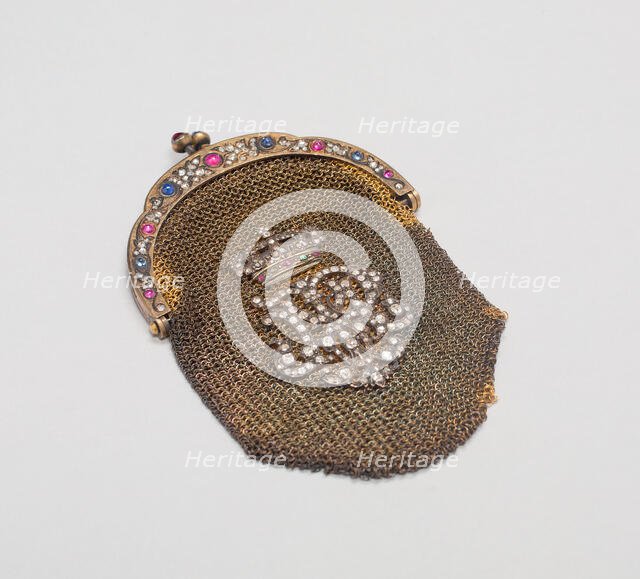 Miniature Evening Purse, Russia, c. 1890/1900. Creator: Unknown.