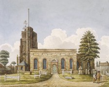 Church of St Mary, Acton, Ealing, London, c1800. Artist: Anon