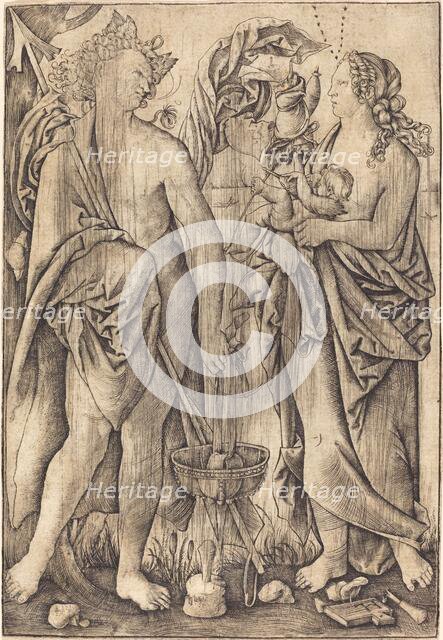 Mars and Venus (Mercury and Venus?). Creator: Master H.L..