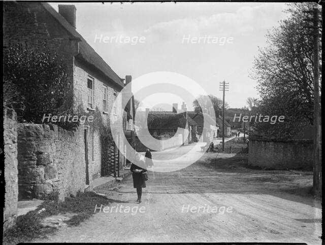 High Street, Burton Bradstock, West Dorset, Dorset, 1922. Creator: Katherine Jean Macfee.