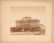 Staszic Palace - front façade, Warsaw, between 1880-1890. Creator: Unknown.