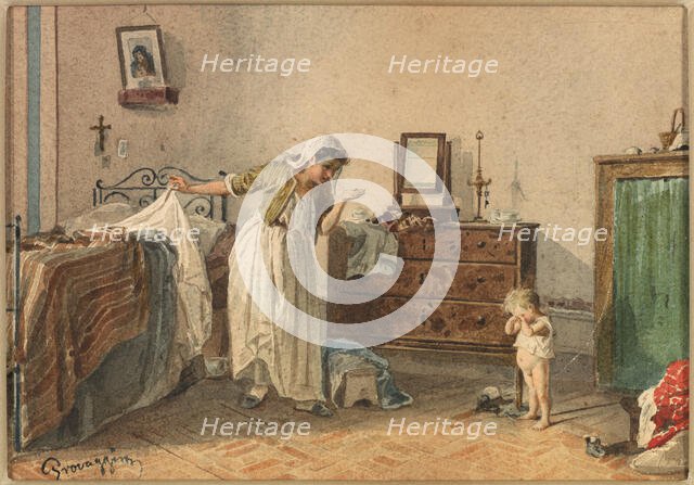 Reprimand, 19th century. Creator: Cesare Provaggi.