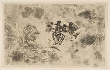Seated Woman and Other Sketches, ca. 1630-33. Creator: Claude Lorrain.