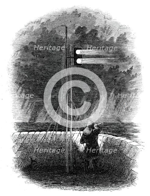 Indian Mail signals, at Folkestone, 1844. Creator: Unknown.
