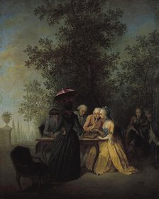 The ladies party, c1765. Creator: Michel Barthelemy Ollivier.