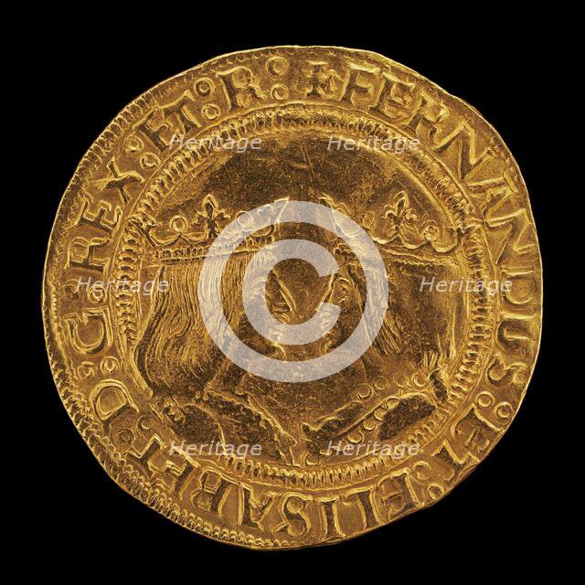 Ferdinand II, 1452-1516, King of Aragon 1479, and Isabella, 1451-1504, Queen of Castile and León 147 Creator: Unknown.