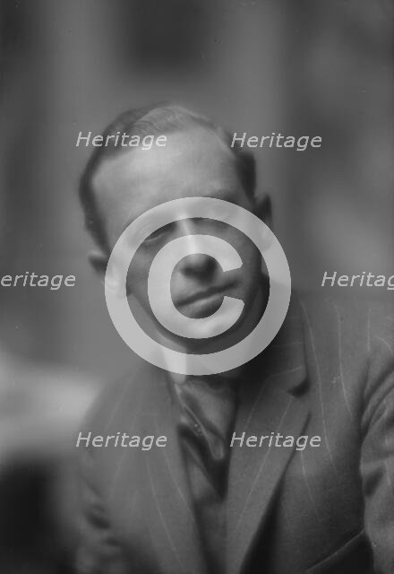 Mallinson, H.R., Mr., portrait photograph, 1913 Apr. 3. Creator: Arnold Genthe.