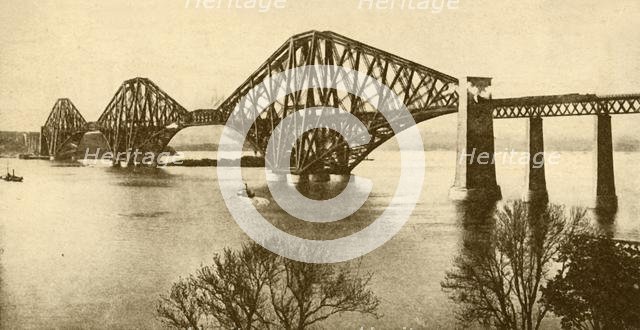 'The Forth Bridge', 1930. Creator: Valentine & Sons.