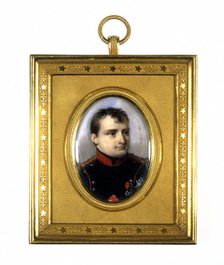 Napoleon I in the uniform of the National Guard, 1812. Creator: Jean-Baptiste Isabey.