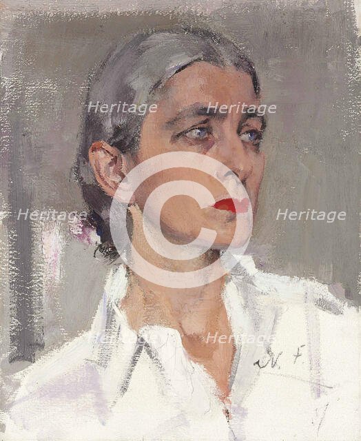 Rebecca Salsbury James, c1935. Creator: Feshin (Fechin), Nicolai Ivanovich (1881-1955).