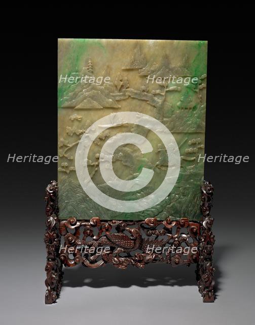 Table Screen with Stand, 1644-1912. Creator: Unknown.