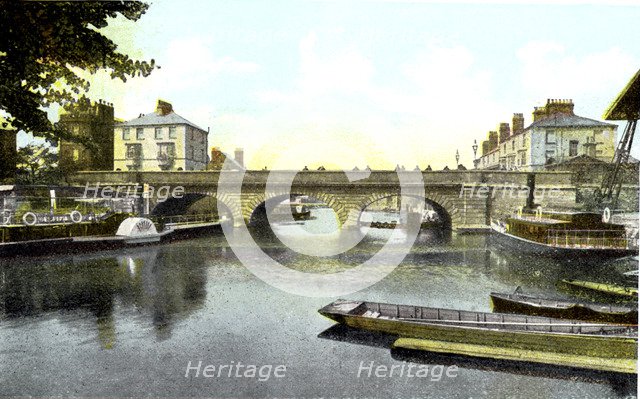 Folly Bridge, Oxford, 20th Century. Artist: Unknown