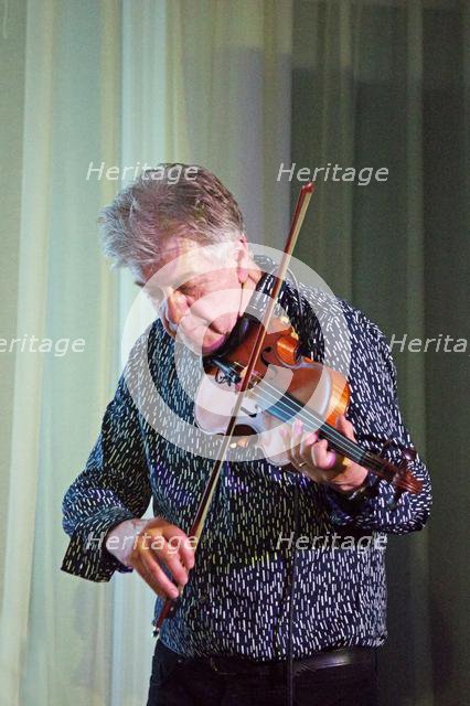 Mike Piggott, Watermill Jazz Club, Dorking, Surrey, 28 May 2019. Creator: Brian O'Connor.