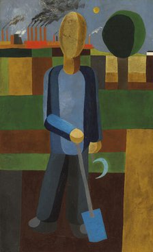 The gardener, ca 1929-1930. Creator: Seiwert, Franz Wilhelm (1894-1933).