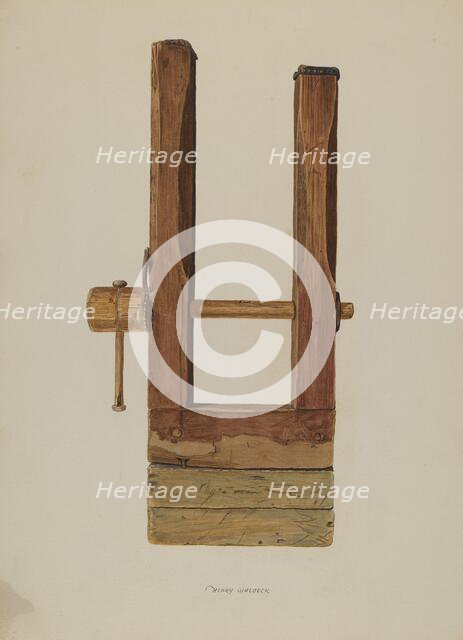 Pegging Jack, c. 1938. Creator: Henry Waldeck.