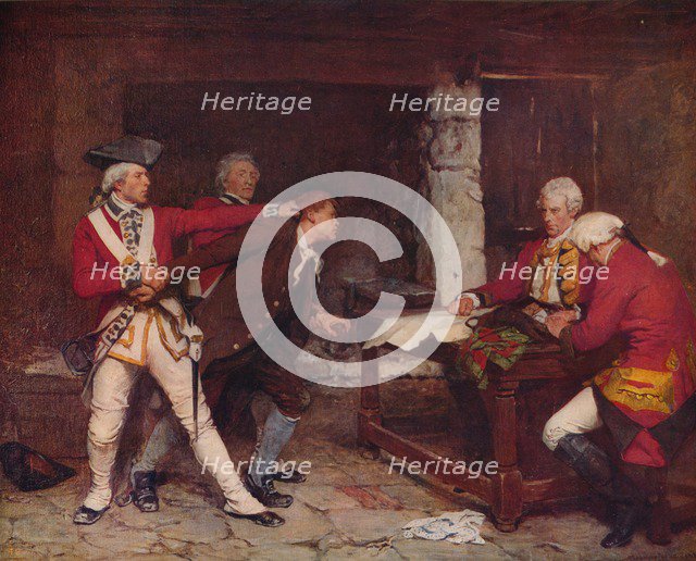 'A Spy in the Camp', c1890, (c1915). Artist: John Seymour Lucas.