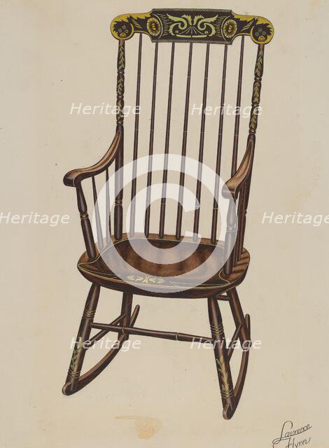 Hitchcock Rocker, c. 1936. Creator: Lawrence Flynn.
