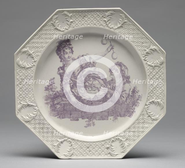 Plate, c. 1760-1770. Creator: Unknown.