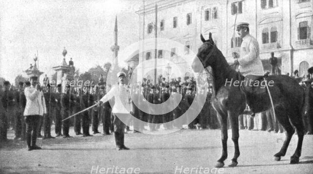 'Les evenements d'orient; Le 31 aout, la capitaine grec Sarris annonce la constitution de la Ligue d Creator: Unknown.