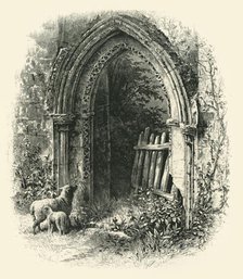 'Doorway at Rivaux Abbey', c1870.