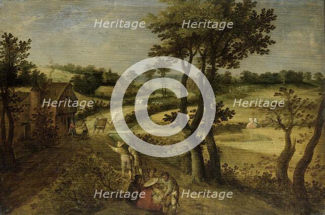 Landscape with Corn Fields, 1602-1630. Creator: Jacob Savery II.