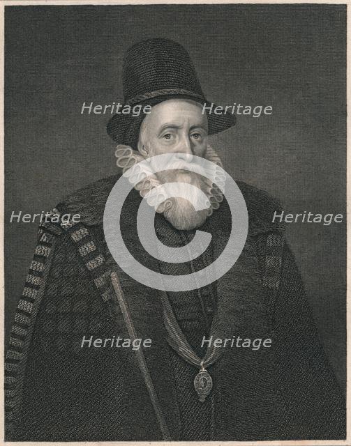 'Thomas Sackville, Earl of Dorset', c1600, (early-mid 19th century).  Creator: William Thomas Fry.