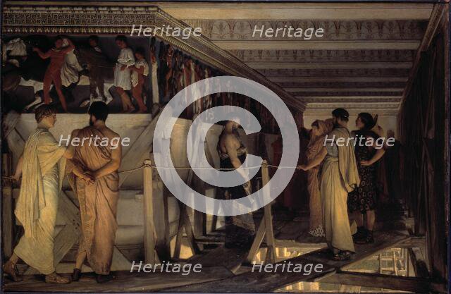 Pheidias and the Frieze of the Parthenon, 1868-69. Creators: Sir Lawrence Alma-Tadema  , Phidias.