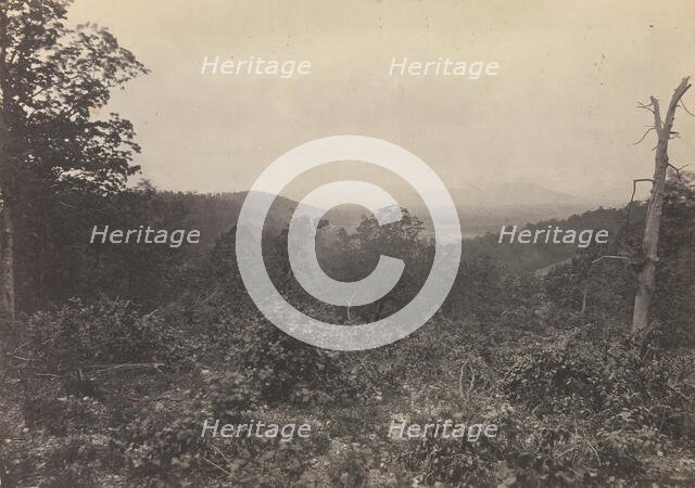 Mission Ridge Scene of Sherman's Attack, 1860s. Creator: George N. Barnard.