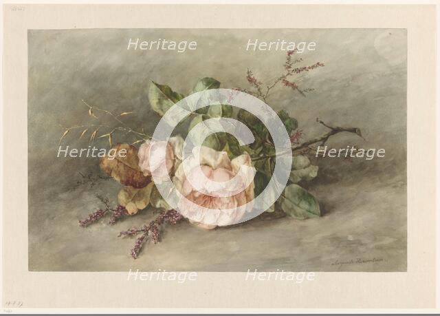 Roses, 1853-1892. Creator: Marguerite Roosenboom.