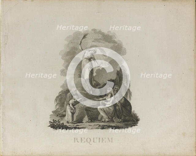 First edition of The Requiem in D minor, K. 626 by Wolfgang Amadeus Mozart, c. 1800. Creator: Anonymous.