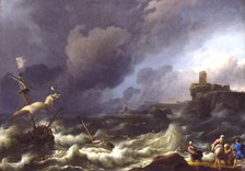 The Storm, late 17th century? Creator: Ludolf Backhuysen I.