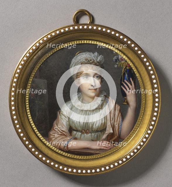 Portrait of Anne Vallayer-Coster, 1804. Creator: François Dumont (French, 1751-1831).