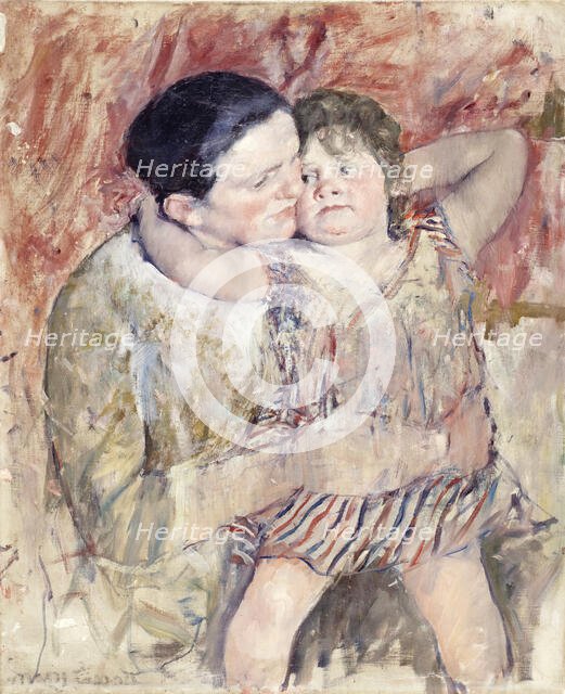 Woman and Child, turn of the 20/ century. Creator: Mary Cassatt.