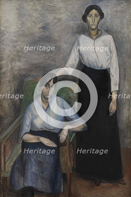 Les Deux Soeurs, 1914. Creator: Andre Derain.