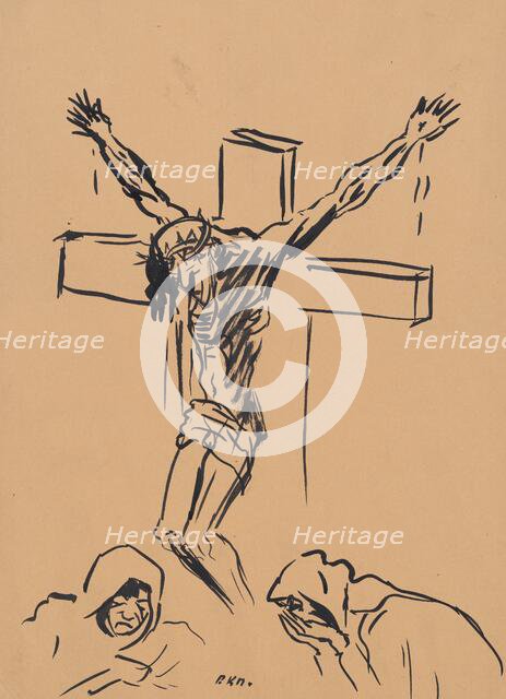 Crucifixion, 1940-1943. Creator: Arnold Peter Weisz-Kubincan.