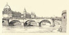 'Works on the old Pont Notre-Dame', 1913 (1915). Artist: Herman Armour Webster.