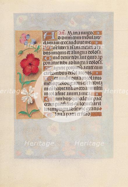 Hours of Queen Isabella the Catholic, Queen of Spain: Fol. 132v, c. 1500. Creator: Master of the First Prayerbook of Maximillian (Flemish, c. 1444-1519); Associates, and.