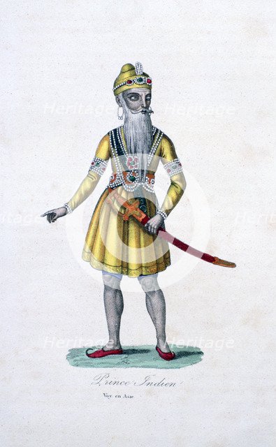 'Indian Prince', 1830. Artist: Unknown
