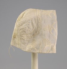 Cap, American, ca. 1830. Creator: Unknown.