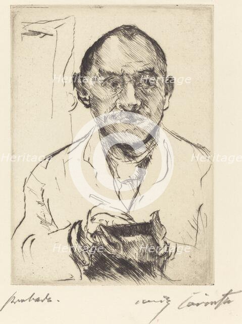 Selbstbildnis (Self-Portrait), 1915. Creator: Lovis Corinth.