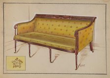 Sofa, 1936. Creator: Michael Trekur.