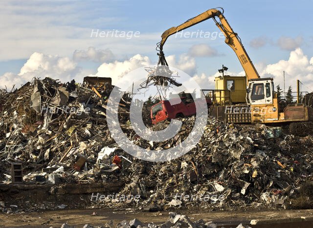 EMR Swindon Scrap Metal Yard, Gypsy Lane, Swindon, 2009. Creator: Peter Williams.