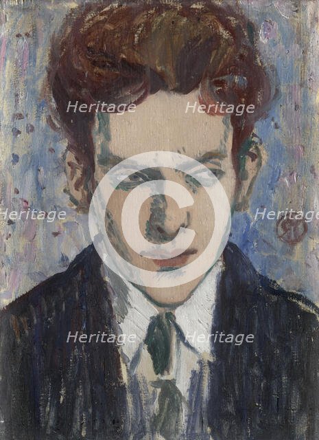 Edward McKnight Kauffer,  c1915. Creator: Raymond McIntyre.