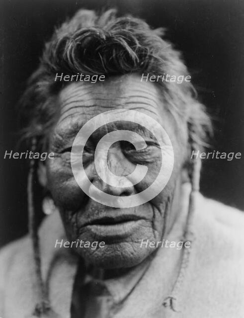 Tsaassi-Mis-salla ("Crow with Necklace")-Sarsi, c1927. Creator: Edward Sheriff Curtis.