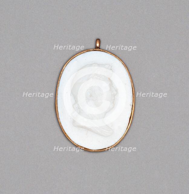 Cameo Locket, Burslem, Late 18th century. Creator: Wedgwood.