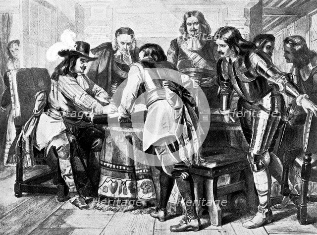 General Monck declares for a Free Parliament, 1660 (c1905). Artist: Unknown