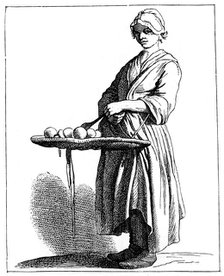 Fruit Seller, 1737-1742.Artist: Bouchardon