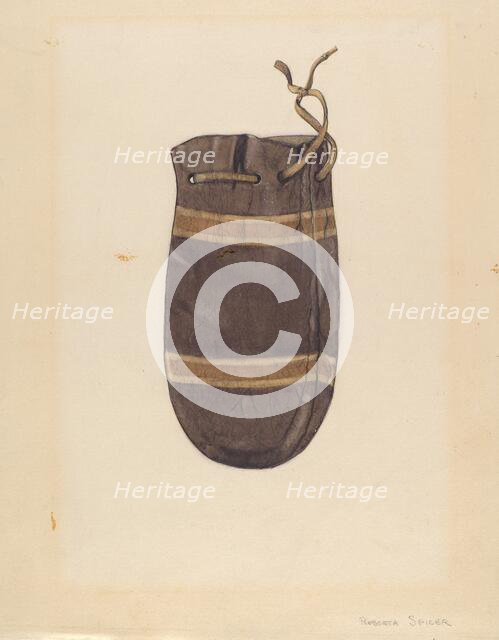 Money Bag, c. 1936. Creator: Roberta Spicer.
